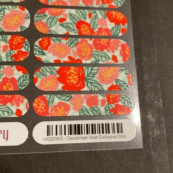 Jamberry Nail Wraps December 2016 Host Exclusive Floral - Picture 3 of 7